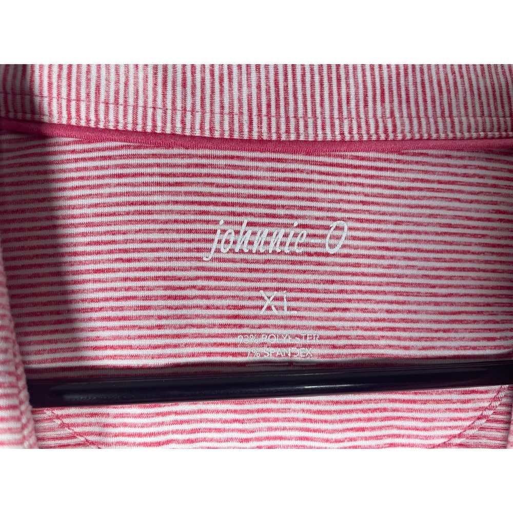 Johnnie O Payne's Valley Men's Polo Shirt Red White Size XL - Picture 5 of 5